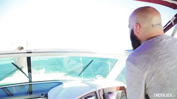 Spanish milf Gina Snake ends up fucking on this yacht