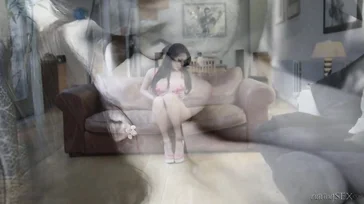 Vaya mujer, se va calentando ella sola y aparece el amante