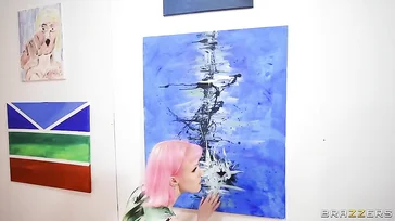 Coisas estranhas acontecem na galeria de arte