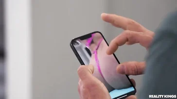 I got really horny watching my uncle jerking off to my photos