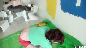 Wenn du mir hilfst, das Haus zu streichen, gebe ich dir einen Analsex