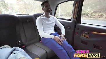 This time the taxi driver is a woman, and she is also very very horny.