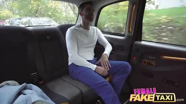 This time the taxi driver is a woman, and she is also very very horny.