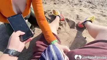 Ich gehe mit meiner Schwägerin zum Strand runter, verdammt, sie will mir keinen blasen..?