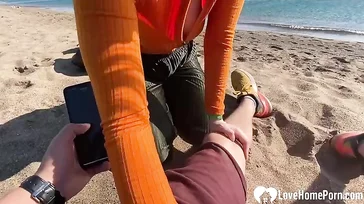 Ich gehe mit meiner Schwägerin zum Strand runter, verdammt, sie will mir keinen blasen..?