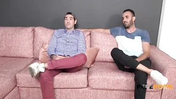 Spanish Malafalda enjoys her first threesome in front of the cameras