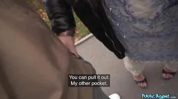 Attractive student with glasses ends up riding a stranger's cock