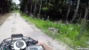 Amateurpärchen fängt mitten im Wald an zu ficken, was für Schweine!