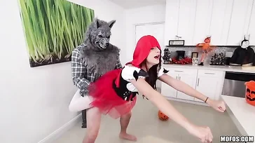 Damn, how the story of Little Red Riding Hood has changed, right?