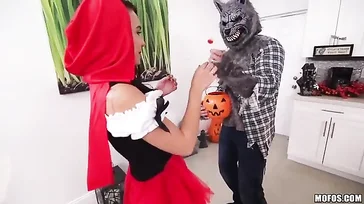 Damn, how the story of Little Red Riding Hood has changed, right?