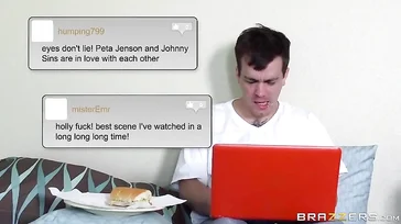 Wenn Peta Jensen Sie so ansieht, während sie Ihnen einen bläst, pfui!