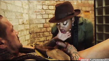 La exploradora Jasmine Webb follando con Rob Diesel..