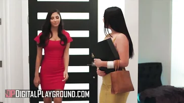Angela White en Gianna Dior in een geweldige porno trio