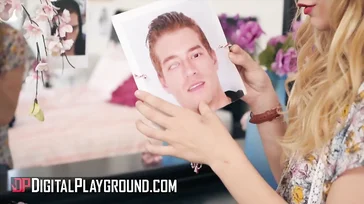 Elle demande à son cousin de la baiser mais avec un masque.