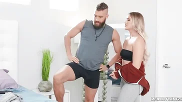 Roommates having a tremendous hardcore fuck..