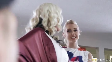 Daughter and mother so hot that they start fucking the same guy..