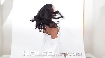 After the photo shoot he sticks it all up her ass.