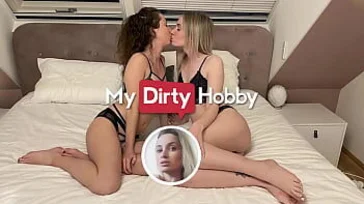 Pareja de lesbianas se graban haciendo porno casero..