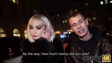 This Russian girl gives in to being fucked for some money