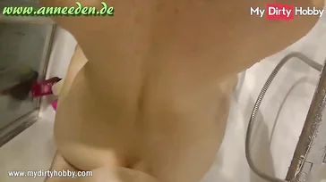 Couple has sex in the shower with a surprising ending