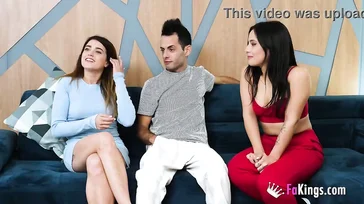She was turned on by seeing her boyfriend with another woman but she ends up suffering